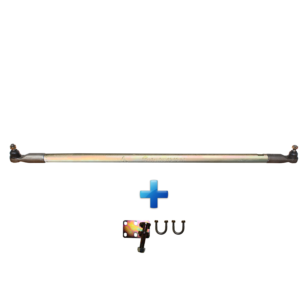 Superior Drag Link Comp Spec 4340M Solid Bar 2-6 Inch (50-150mm) Lift with Nissan Genuine Tie Rod Ends Suitable For Nissan Patrol GQ Adjustable (Eye to Eye) - GQCMDLEE-NG